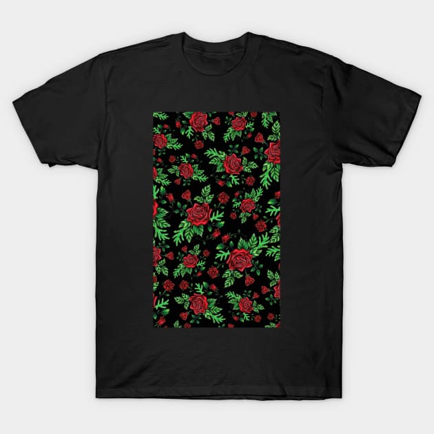 Roses T-Shirt by hxrtsy